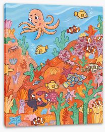 Under The Sea Stretched Canvas 90385857
