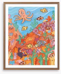 Under The Sea Framed Art Print 90385857