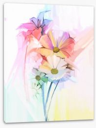 Soft pastel bouquet Stretched Canvas 90537120