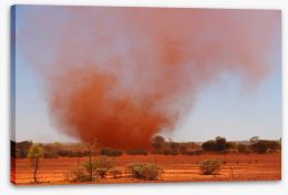 Outback sand storm Stretched Canvas 91502868