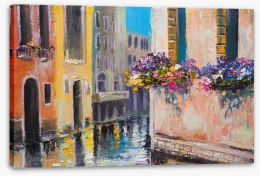 View from the Venetian window Stretched Canvas 91556984