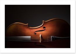 Cello silhouette Art Print 91569184