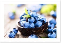 Blueberry heaven Art Print 91594504