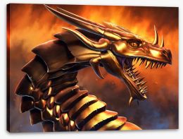 Dragons Stretched Canvas 91848761