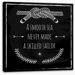 A skilled sailor Stretched Canvas 92035722