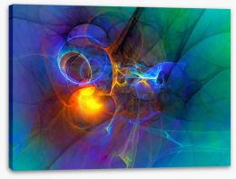 Energy unleashed Stretched Canvas 92117010