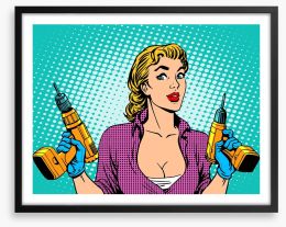 I need to drill down Framed Art Print 93137660