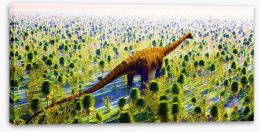 Dinosaurs Stretched Canvas 93316296