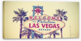 Retro Las Vegas Stretched Canvas 93361070