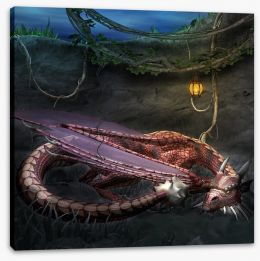 Dragons Stretched Canvas 93821154