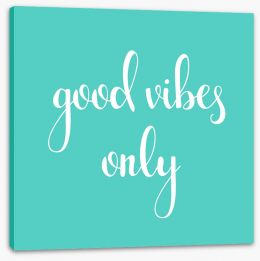 Good vibes Stretched Canvas 93950200