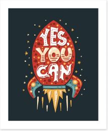 Yes you can Art Print 94069504