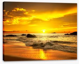 Sunsets / Rises Stretched Canvas 94760658