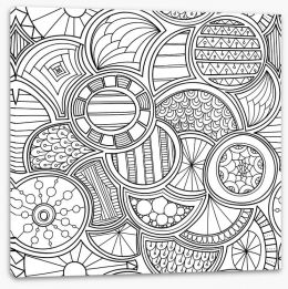 Colour Your Own Stretched Canvas 94802344