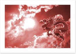 Dragons Art Print 94820046