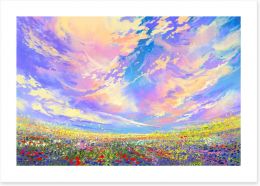Summer skies Art Print 94844141