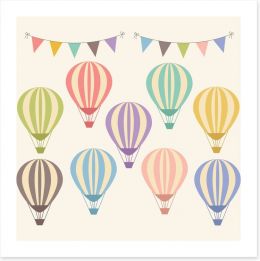 Balloons Art Print 95033415