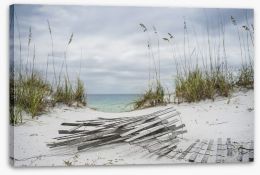 Over the stormy dunes Stretched Canvas 95046673