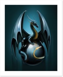 Avenging dragon Art Print 95364209