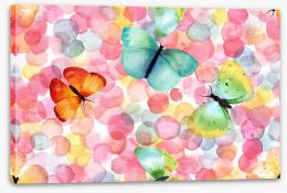 Butterfly bubbles Stretched Canvas 95660250