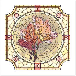 Stained Glass Art Print 95924238