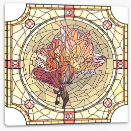 Stained Glass Stretched Canvas 95924238