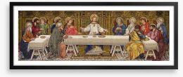 The Last Supper Framed Art Print 95991849