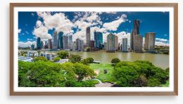 Brisbane Framed Art Print 96079369