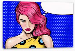 Pop Art Stretched Canvas 96616316
