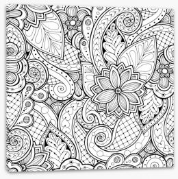 Colour Your Own Stretched Canvas 96661549