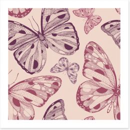 Butterflies Art Print 96961103