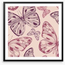 Butterflies Framed Art Print 96961103