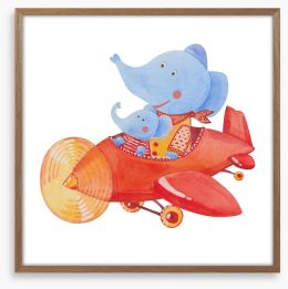 Elephants Framed Art Print 97899413