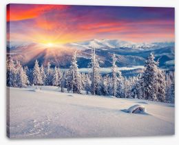 Winter Stretched Canvas 98062396