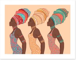 African Art Art Print 98235174