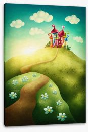 Fairy Castles Stretched Canvas 98557886