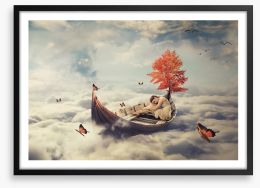 The dreamboat Framed Art Print 98995118