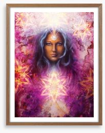 Mandala goddess Framed Art Print 99094297