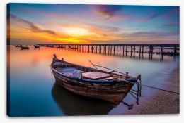 Jetty Stretched Canvas 99196291