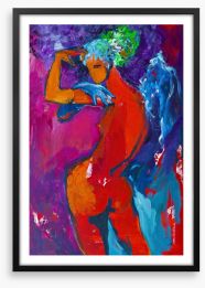 The dance of seduction Framed Art Print 99253348