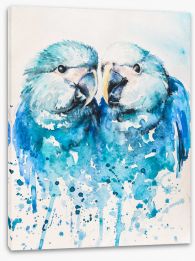 Little blue macaw Stretched Canvas 99355386