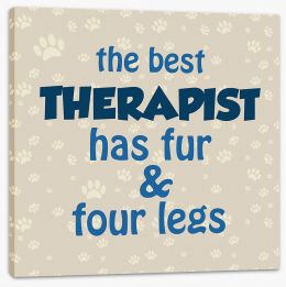 The best therapist Stretched Canvas AA00014