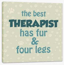 The best therapist Stretched Canvas AA00016