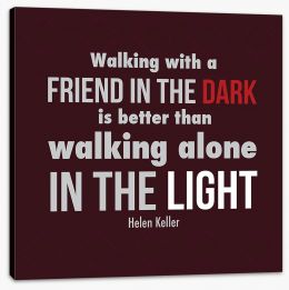 A friend in the dark