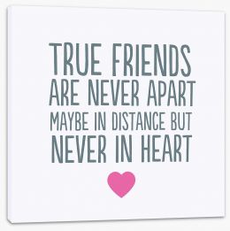 True friends Stretched Canvas AA00107