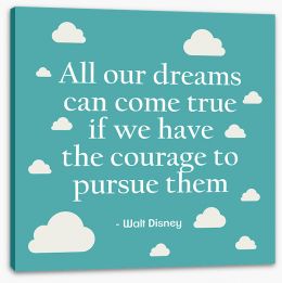 All our dreams Stretched Canvas AA00160