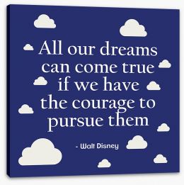 All our dreams Stretched Canvas AA00163