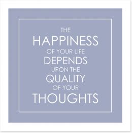 Quality of thought Art Print CM00048