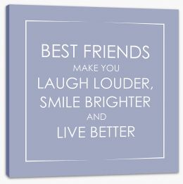 Best friends Stretched Canvas CM00084