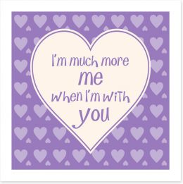 Me with you Art Print CM00131